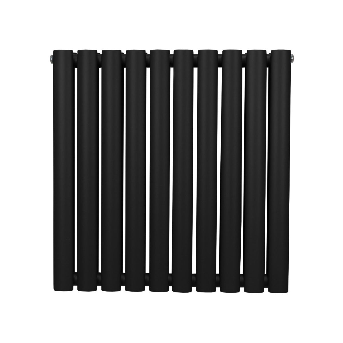 Ovale Kolomradiator - 600mm x 600mm - Zwart