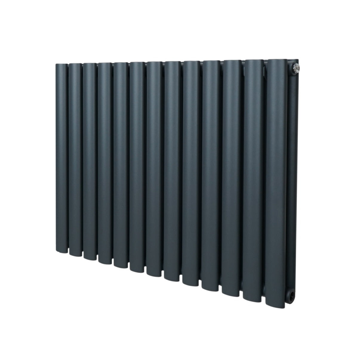 Ovale Kolomradiator - 600mm x 780mm - Grijs