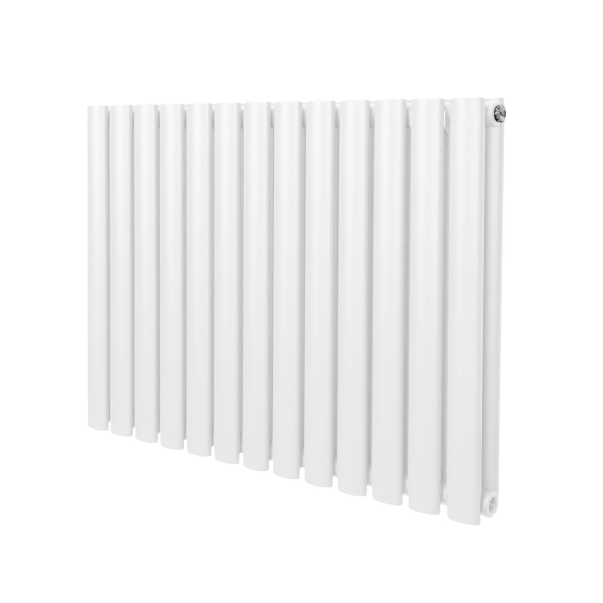 Ovale Kolomradiator - 600mm x 780mm - Wit