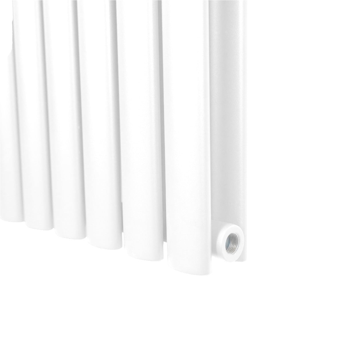 Ovale Kolomradiator - 600mm x 780mm - Wit