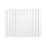 Ovale Kolomradiator - 600mm x 780mm - Wit