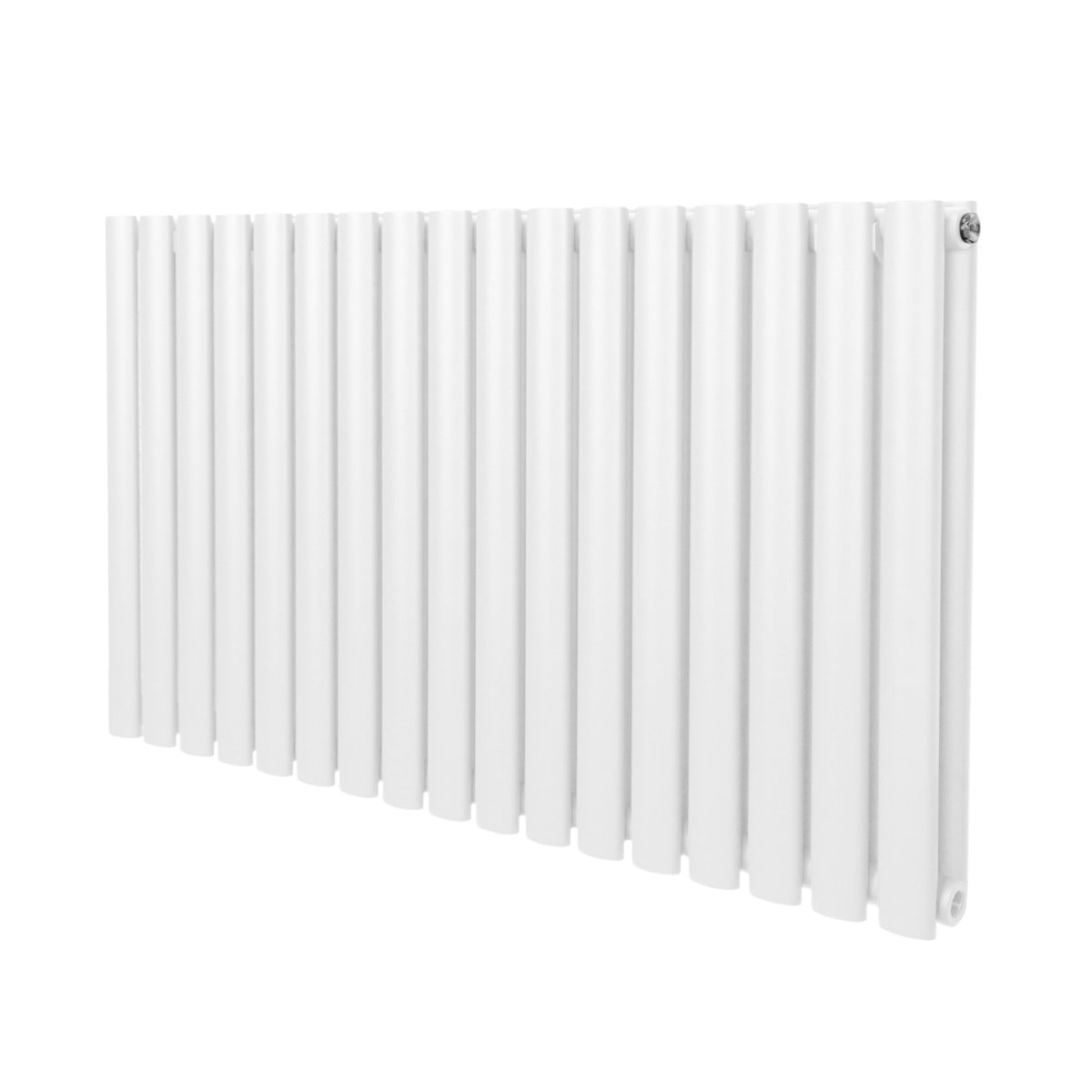 Ovale Kolomradiator - 600mm x 1020mm - Wit