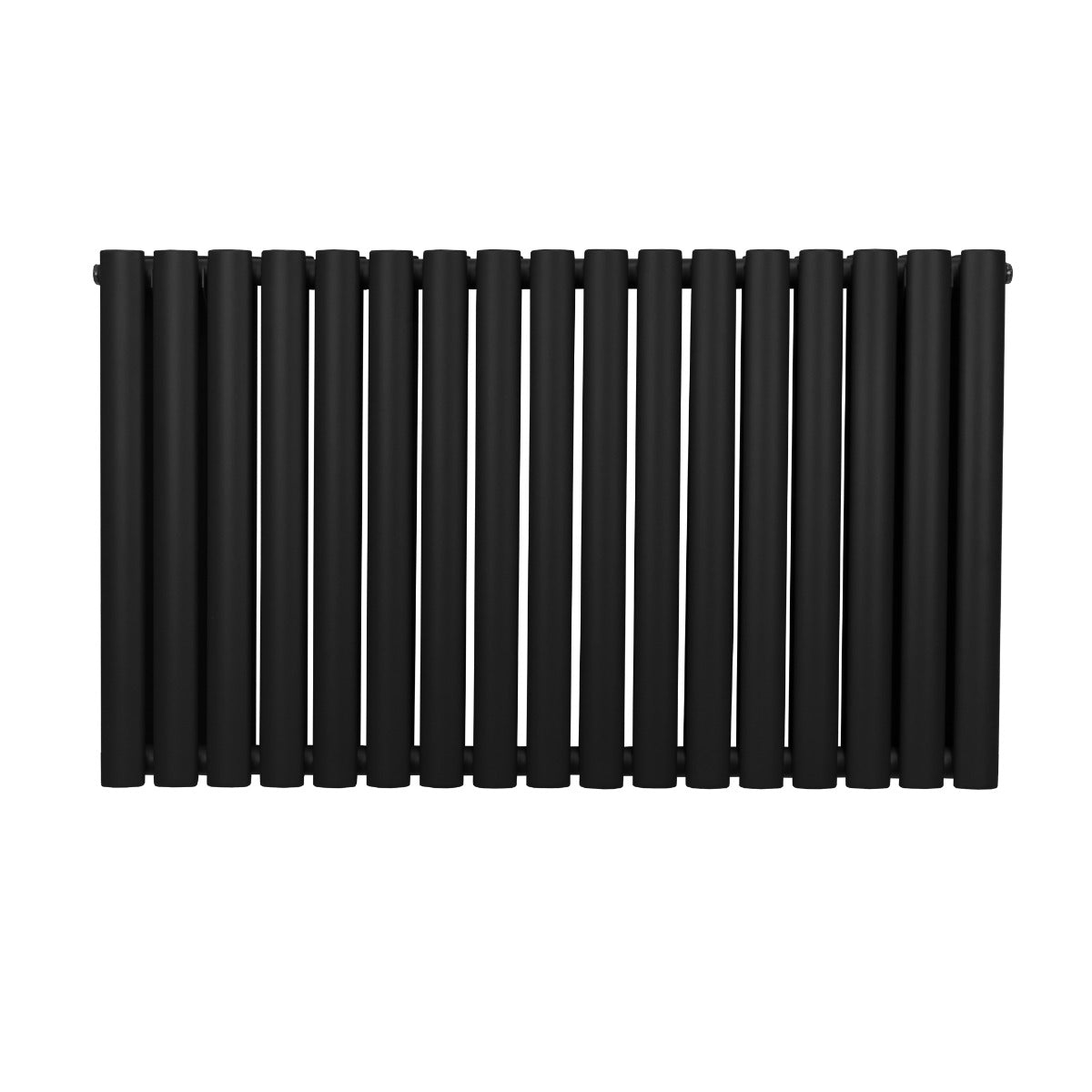 Ovale Kolomradiator - 600mm x 1020mm - Zwart