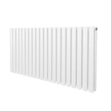 Ovale Kolomradiator - 600mm x 1200mm - Wit