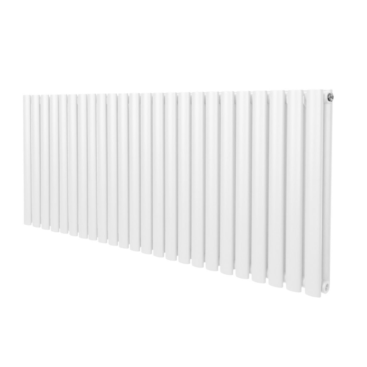 Ovale Kolomradiator - 600mm x 1440mm - Wit