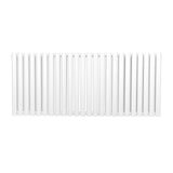 Ovale Kolomradiator - 600mm x 1440mm - Wit