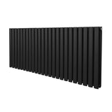 Ovale Kolomradiator - 600mm x 1440mm - Zwart