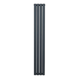 Ovale Kolomradiator - 1600mm x 240mm - Grijs