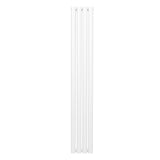 Ovale Kolomradiator - 1600mm x 240mm - Wit