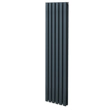 Ovale Kolomradiator - 1600mm x 360mm - Grijs