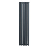 Ovale Kolomradiator - 1600mm x 360mm - Grijs