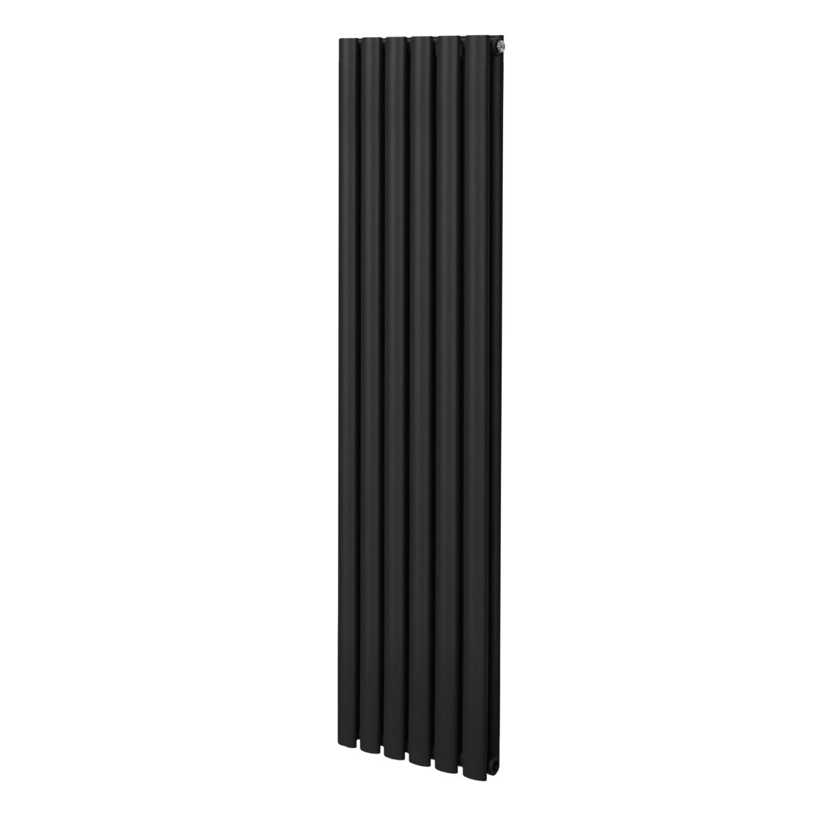 Ovale Kolomradiator - 1600mm x 360mm - Zwart