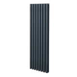 Ovale Kolomradiator - 1600mm x 480mm - Grijs