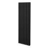 Ovale Kolomradiator - 1600mm x 480mm - Zwart