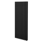 Ovale Kolomradiator - 1600mm x 600mm - Zwart