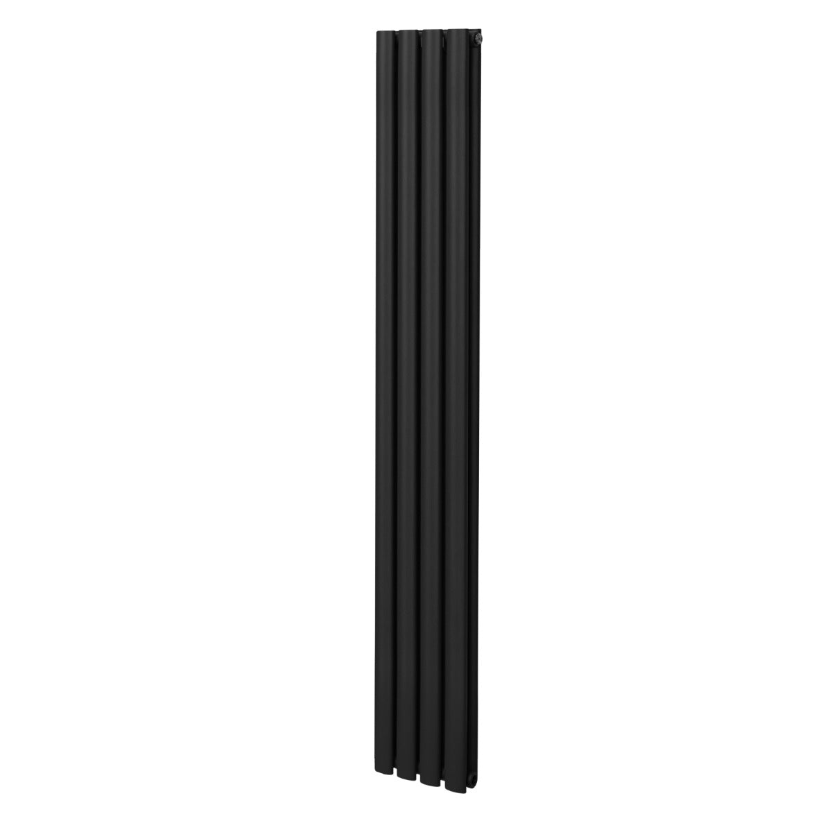 Ovale Kolomradiator - 1800mm x 240mm - Zwart