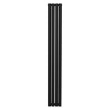 Ovale Kolomradiator - 1800mm x 240mm - Zwart