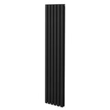 Ovale Kolomradiator - 1800mm x 360mm - Zwart