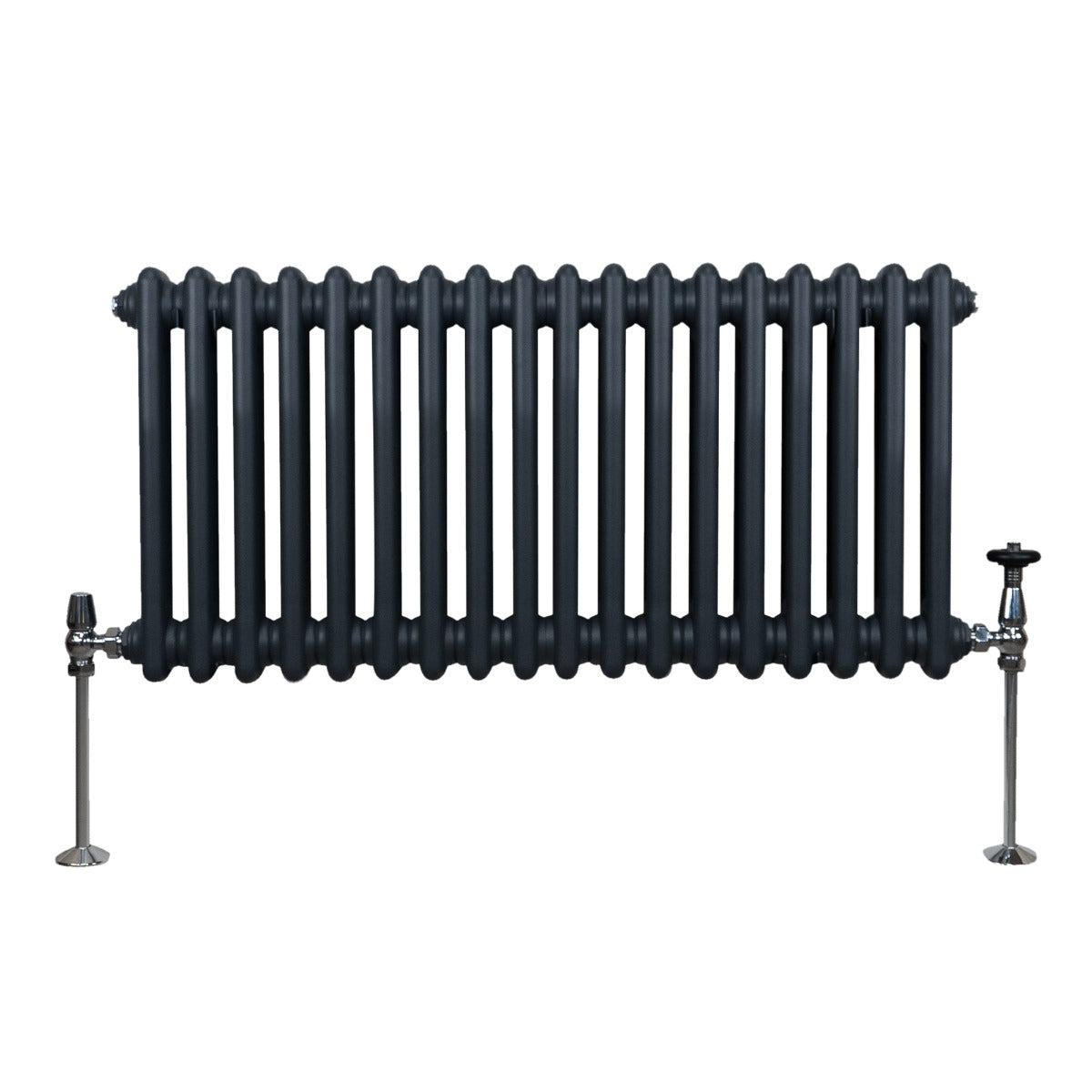 Traditionele 2 Kolom Radiator - 300 x 832mm - Antraciet Grijs