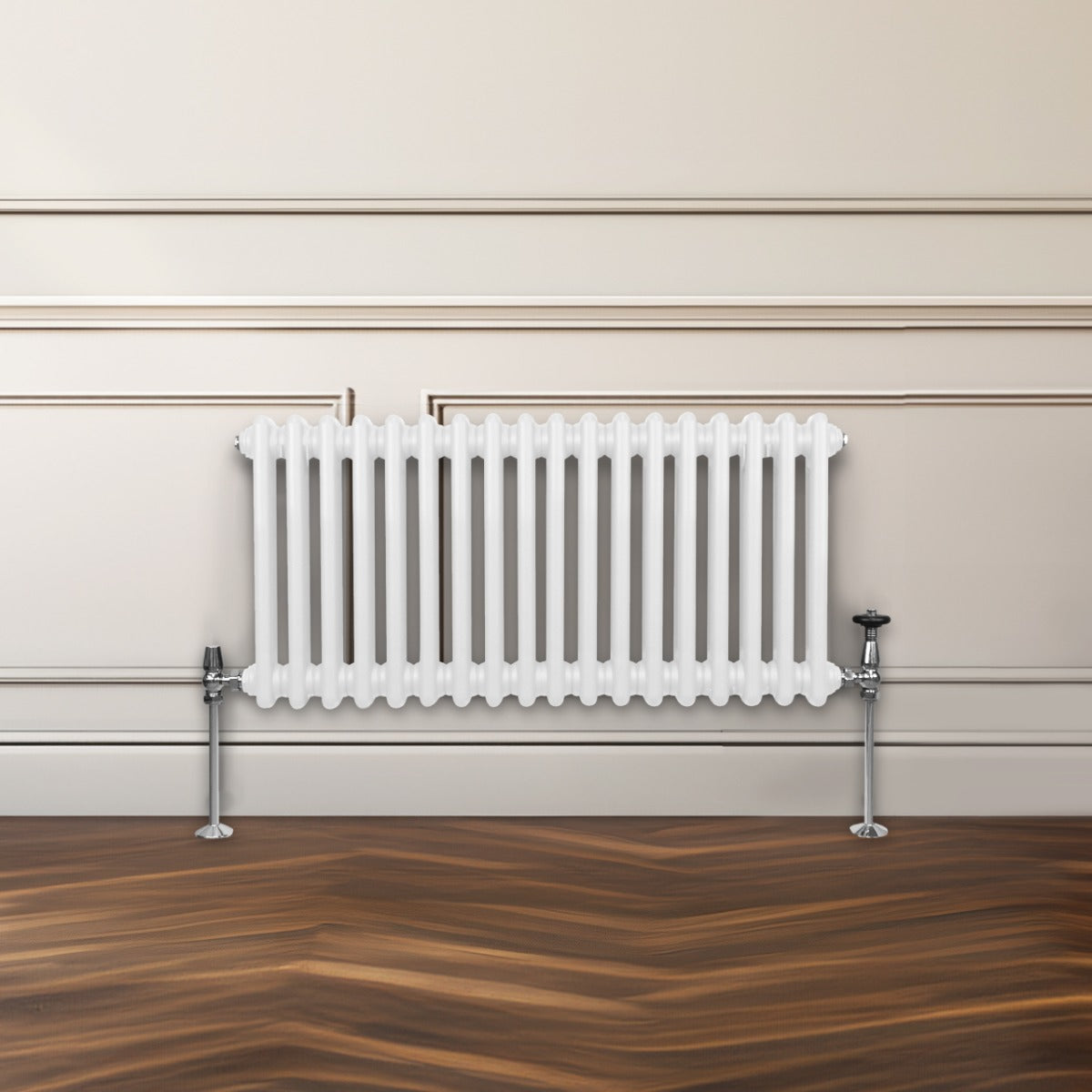 Traditionele 2 Kolom Radiator - 300 x 832mm - Wit