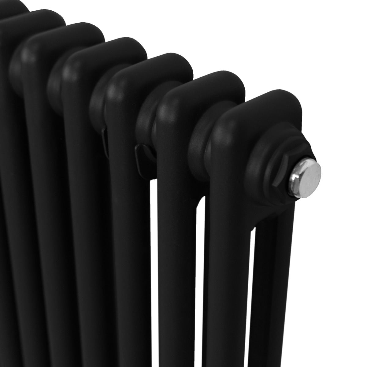 Traditionele 2 Kolom Radiator - 300 x 832mm - Zwart