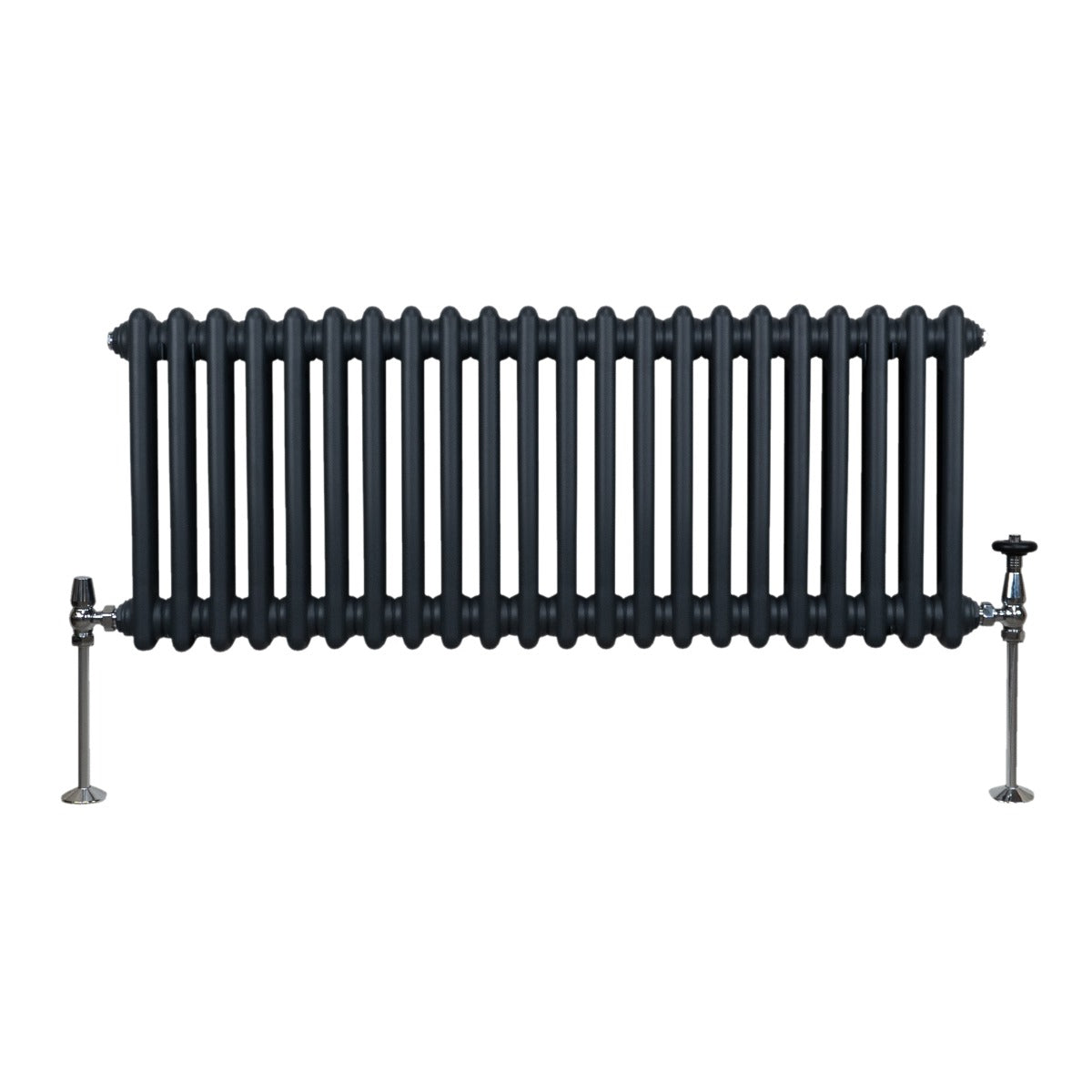 Traditionele 2 Kolom Radiator - 300 x 1012mm - Antraciet Grijs