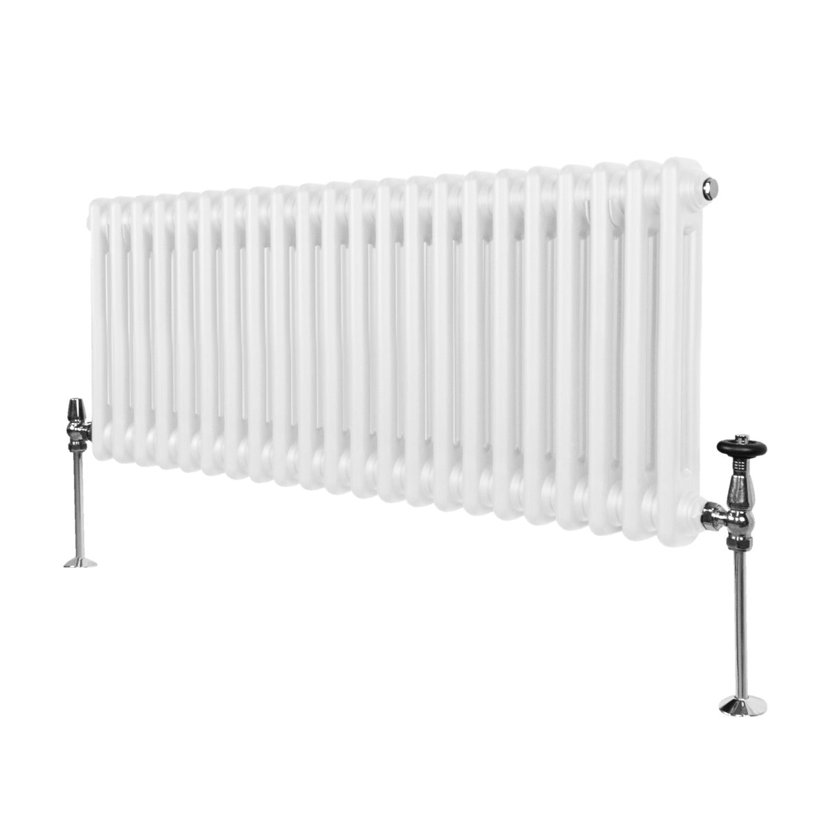 Traditionele 2 Kolom Radiator - 300 x 1012mm - Wit