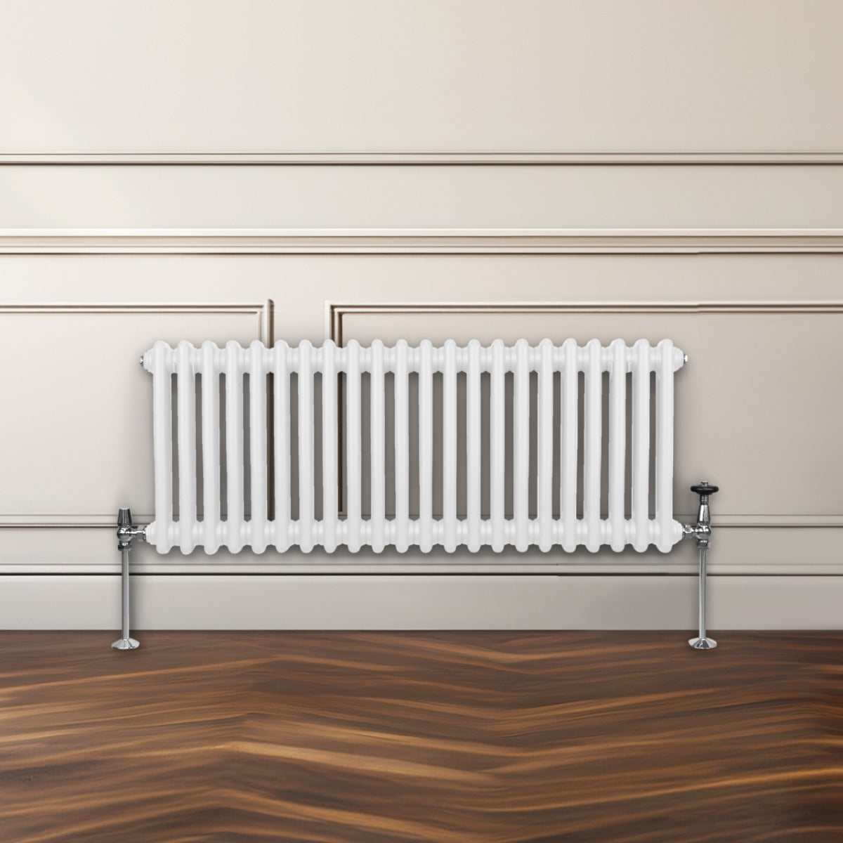 Traditionele 2 Kolom Radiator - 300 x 1012mm - Wit