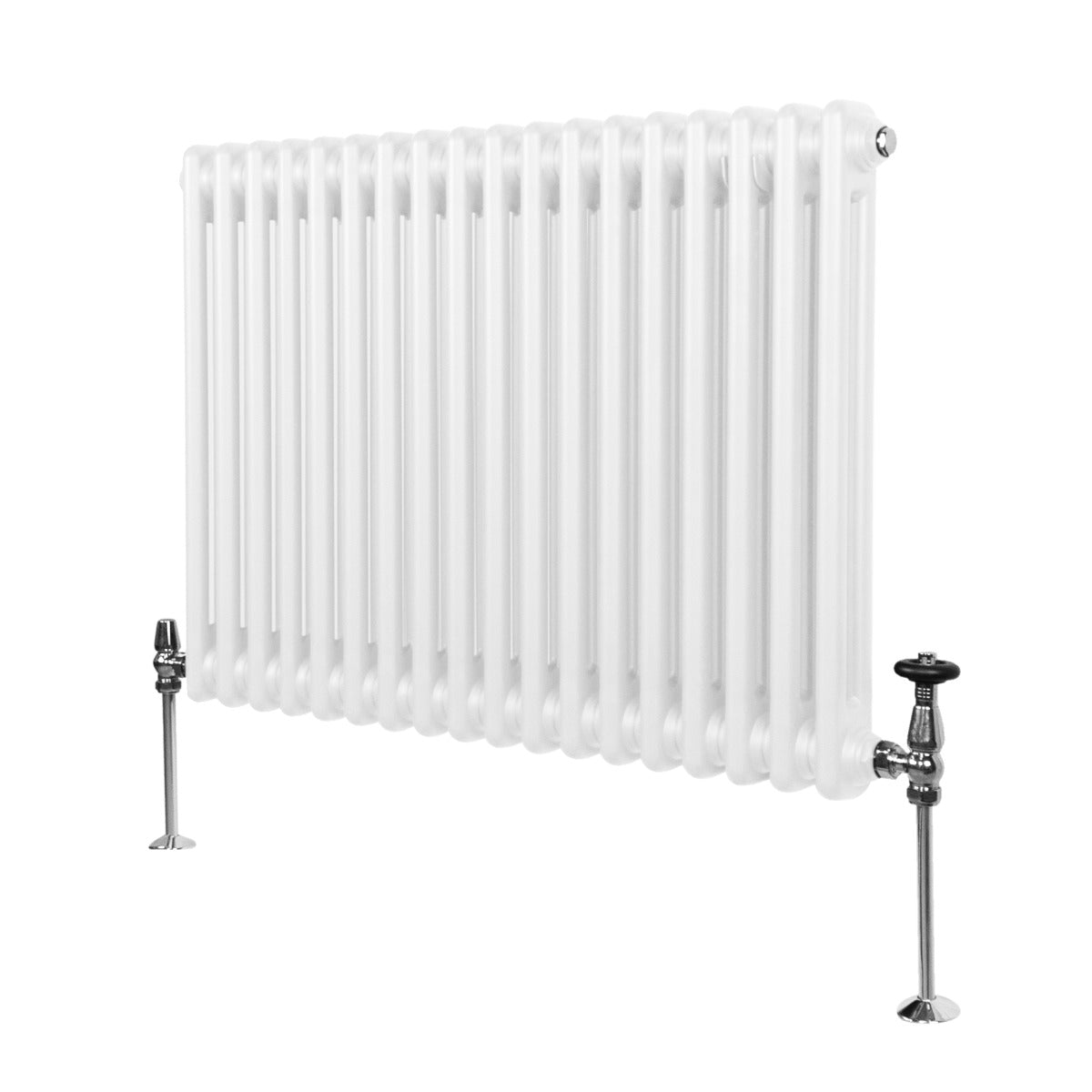 Traditionele 2 Kolom Radiator - 600 x 832mm - Wit