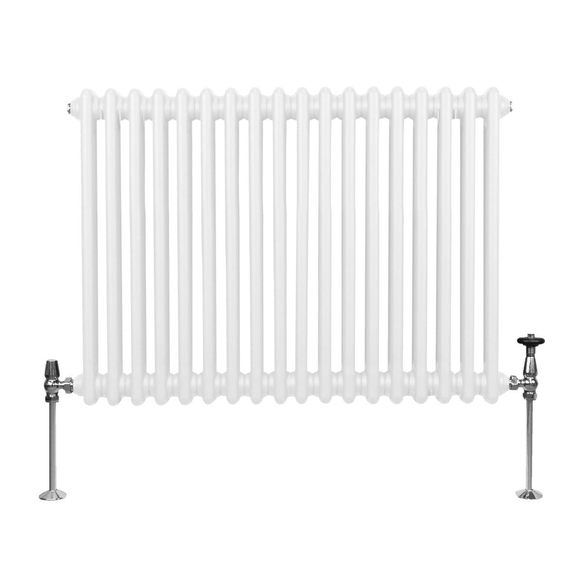 Traditionele 2 Kolom Radiator - 600 x 832mm - Wit