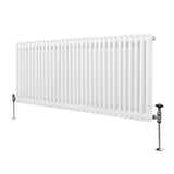 Traditionele 2 Kolom Radiator - 600 x 1462mm - Wit