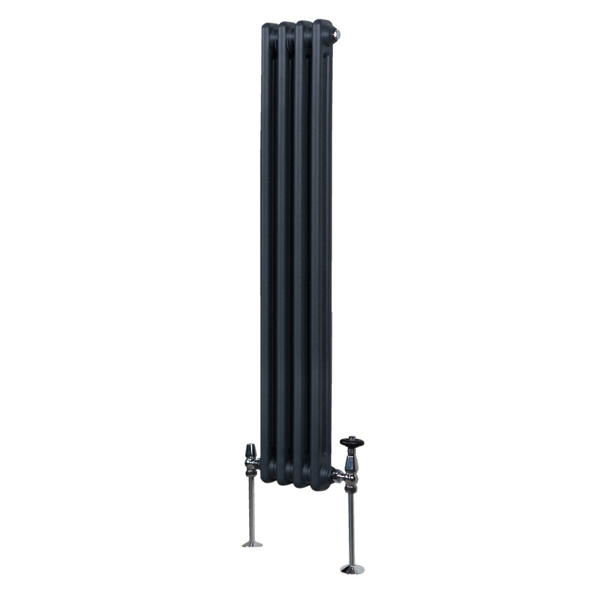 Traditionele 2-kolomsradiator - 1500 x 202 mm - Antracietgrijs