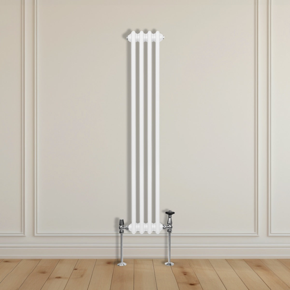 Traditionele 2-kolomsradiator - 1500 x 202 mm - Wit