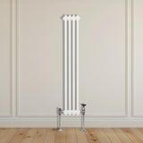 Traditionele 2-kolomsradiator - 1500 x 202 mm - Wit