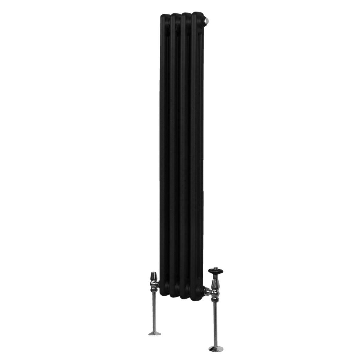 Traditionele 2-kolomsradiator - 1500 x 202 mm - Zwart