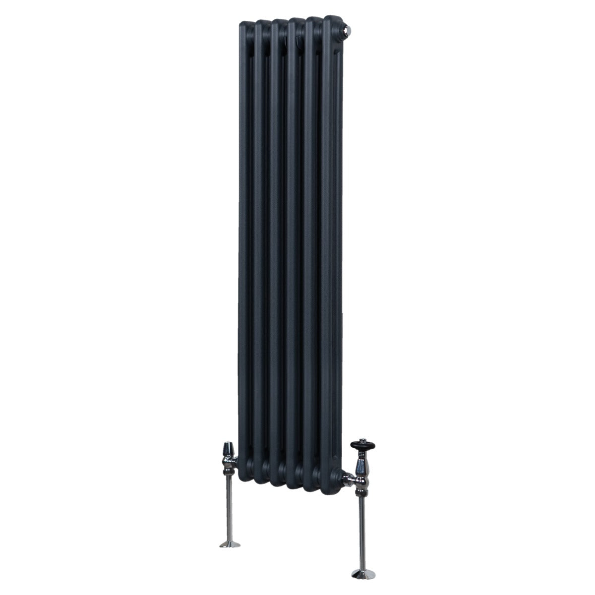 Traditionele 2-kolomsradiator - 1500 x 292 mm - Antracietgrijs