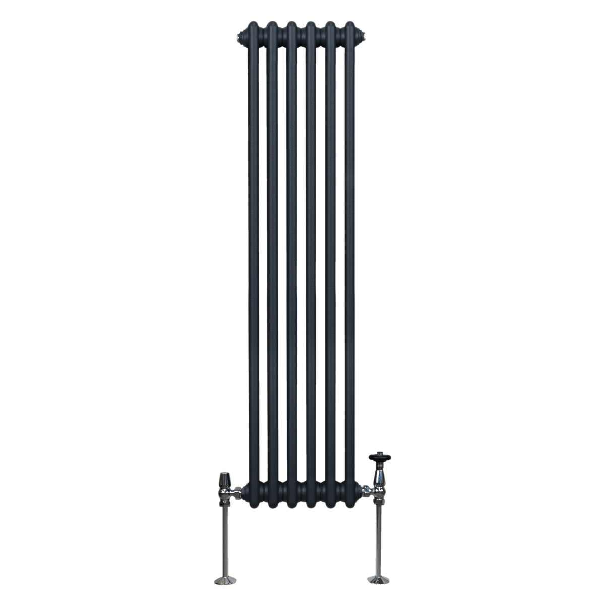 Traditionele 2-kolomsradiator - 1500 x 292 mm - Antracietgrijs