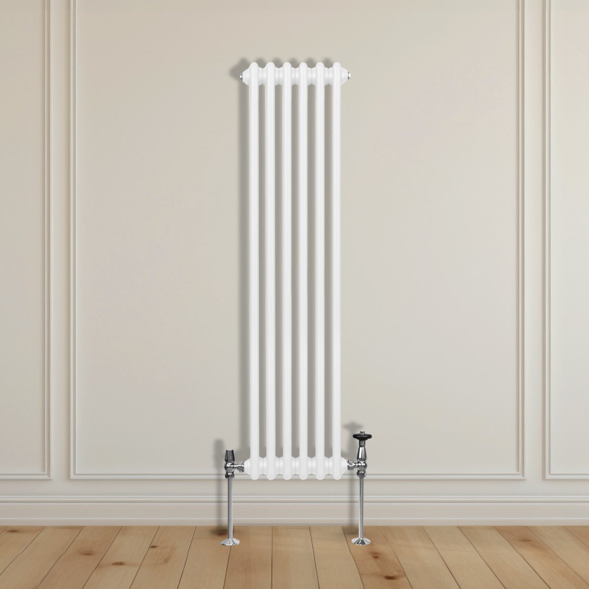 Traditionele 2-kolomsradiator - 1500 x 292 mm - Wit