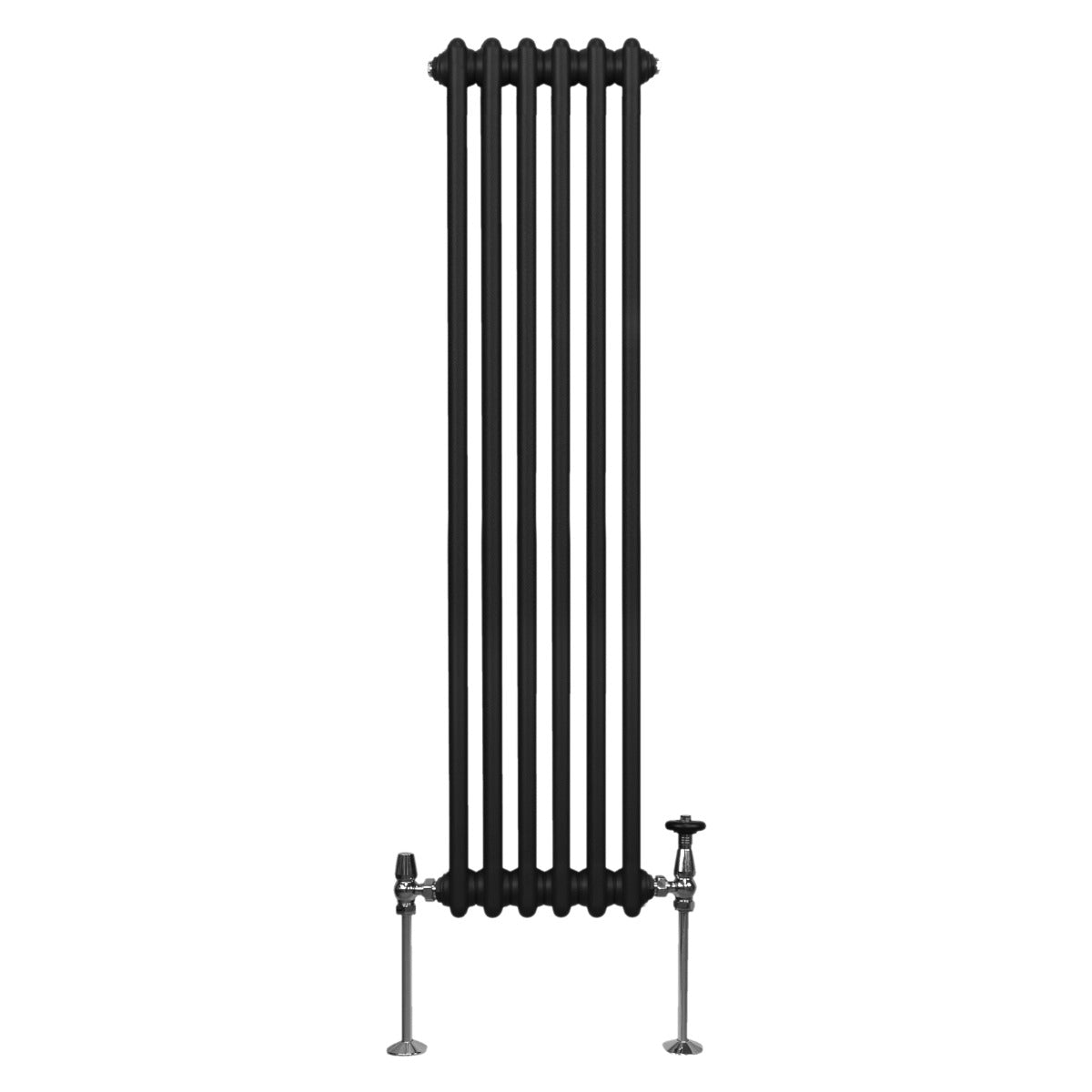 Traditionele 2-kolomsradiator - 1500 x 292 mm - Zwart