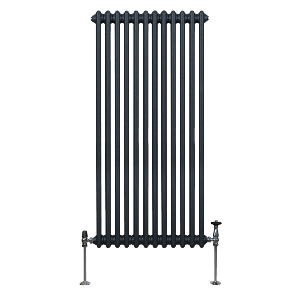 Traditionele 2-Kolom Radiator - 1500 x 562mm - Antraciet Grijs