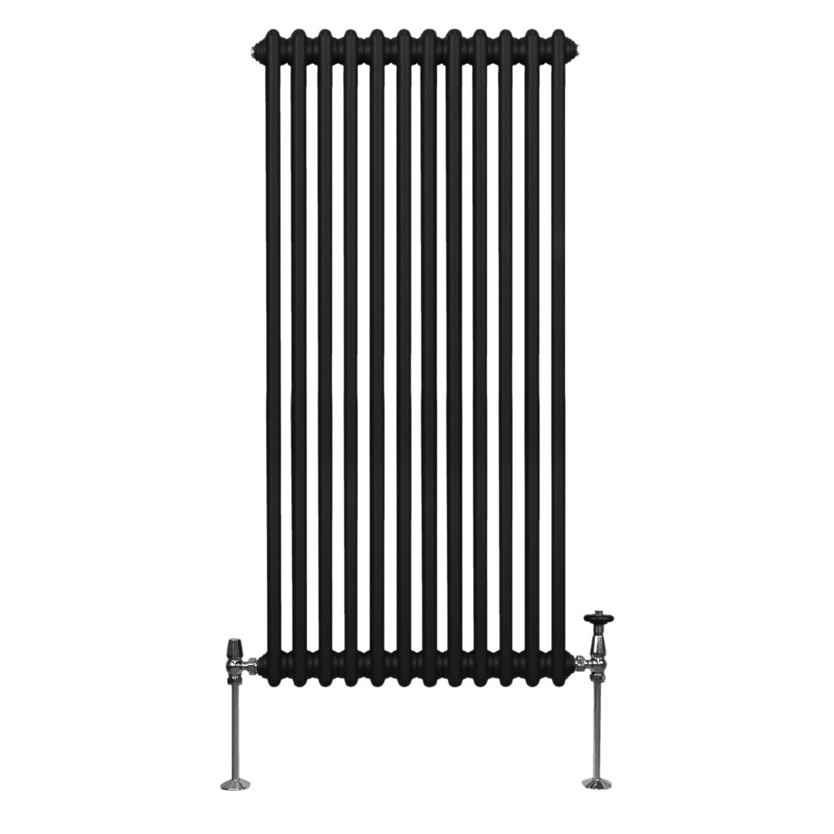 Traditionele 2-kolomsradiator - 1500 x 562 mm - Zwart