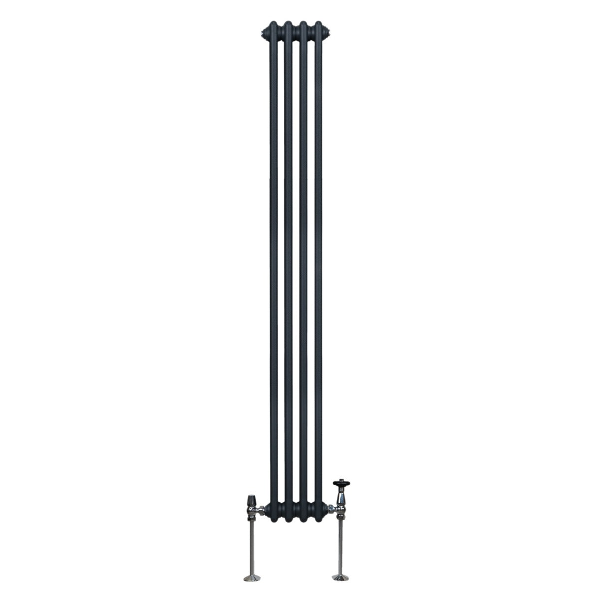 Traditionele 2-kolomsradiator - 1800 x 202 mm - Antracietgrijs