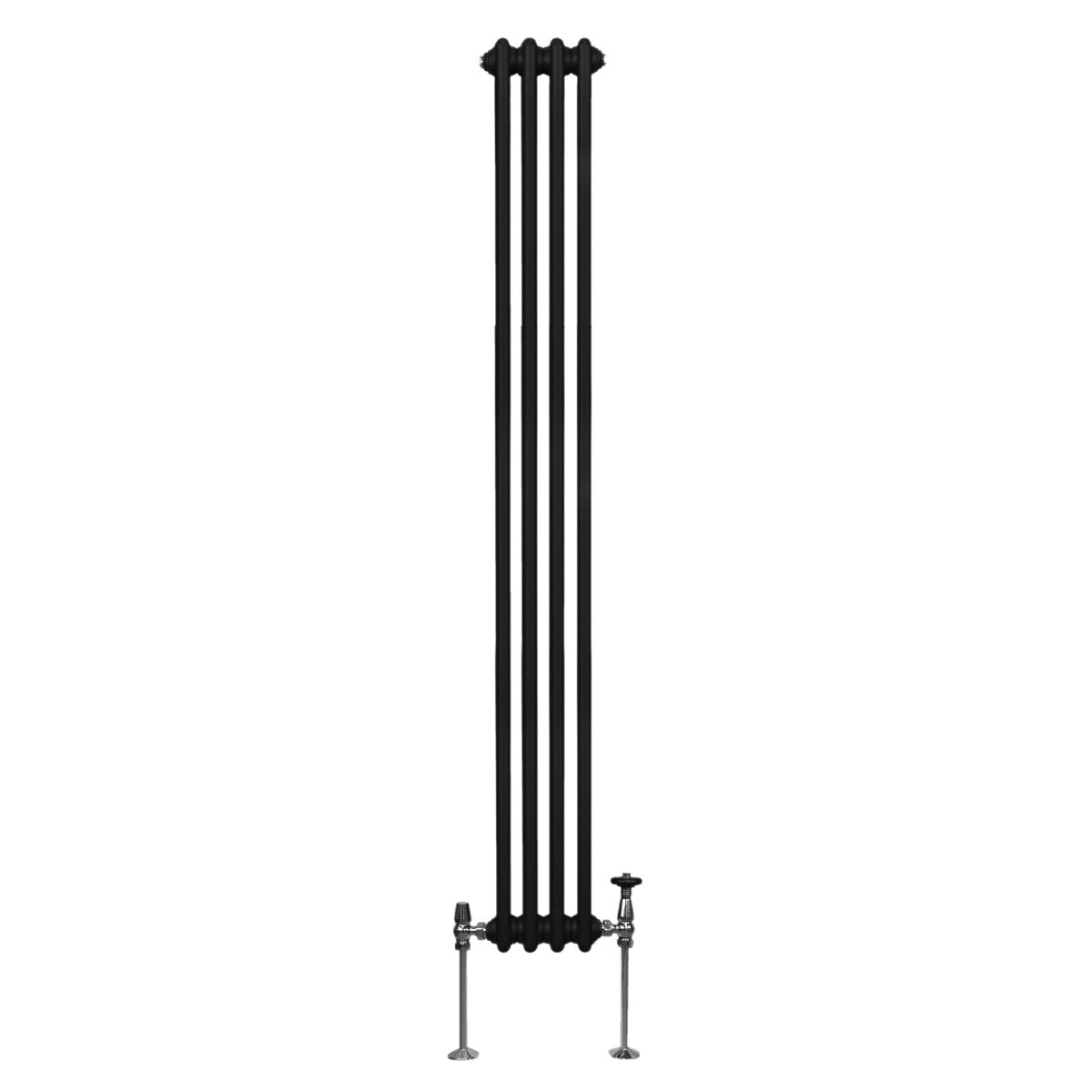 Traditionele 2-kolomsradiator - 1800 x 202 mm - Zwart