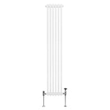 Traditionele 2-kolomsradiator - 1800 x 292 mm - Wit