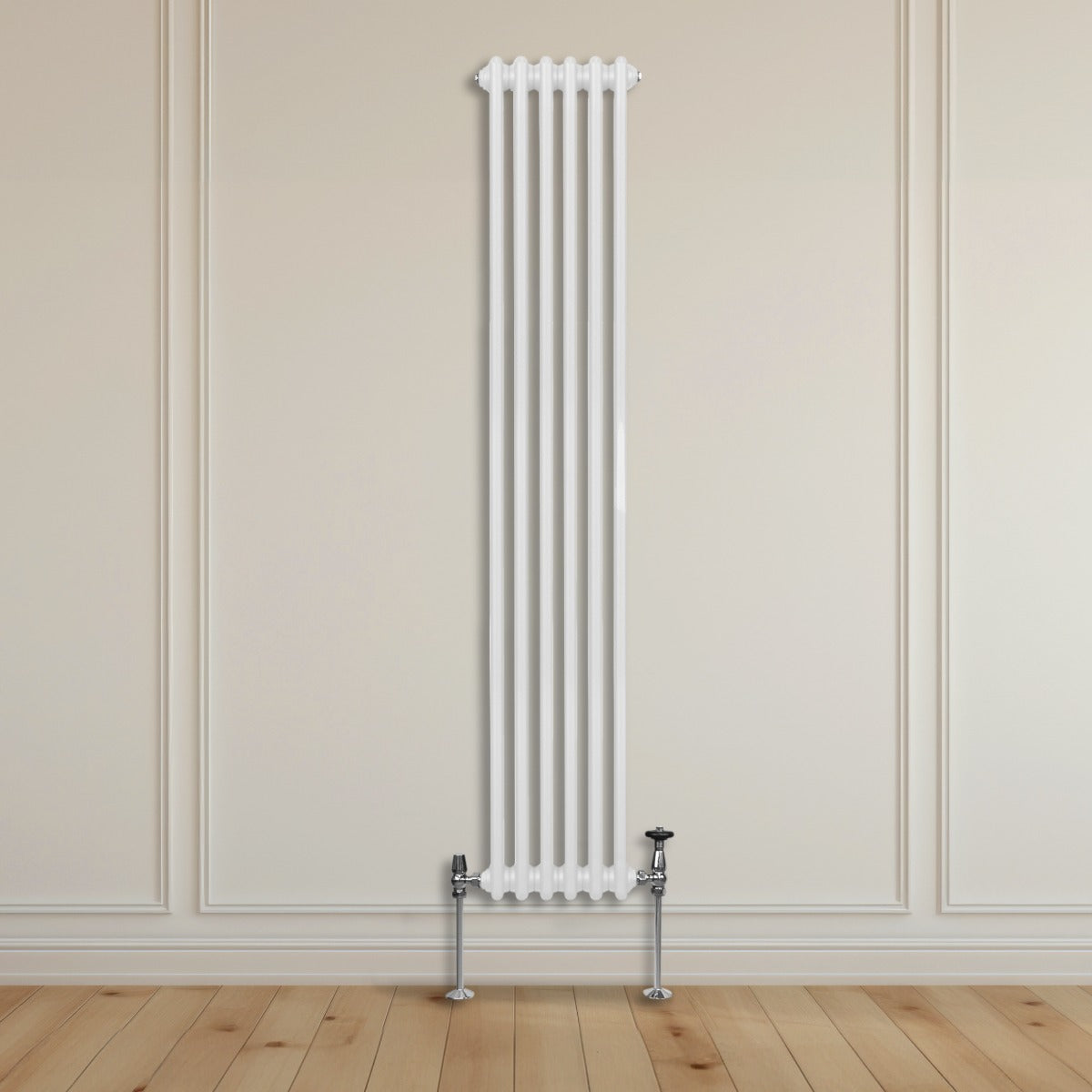 Traditionele 2-kolomsradiator - 1800 x 292 mm - Wit