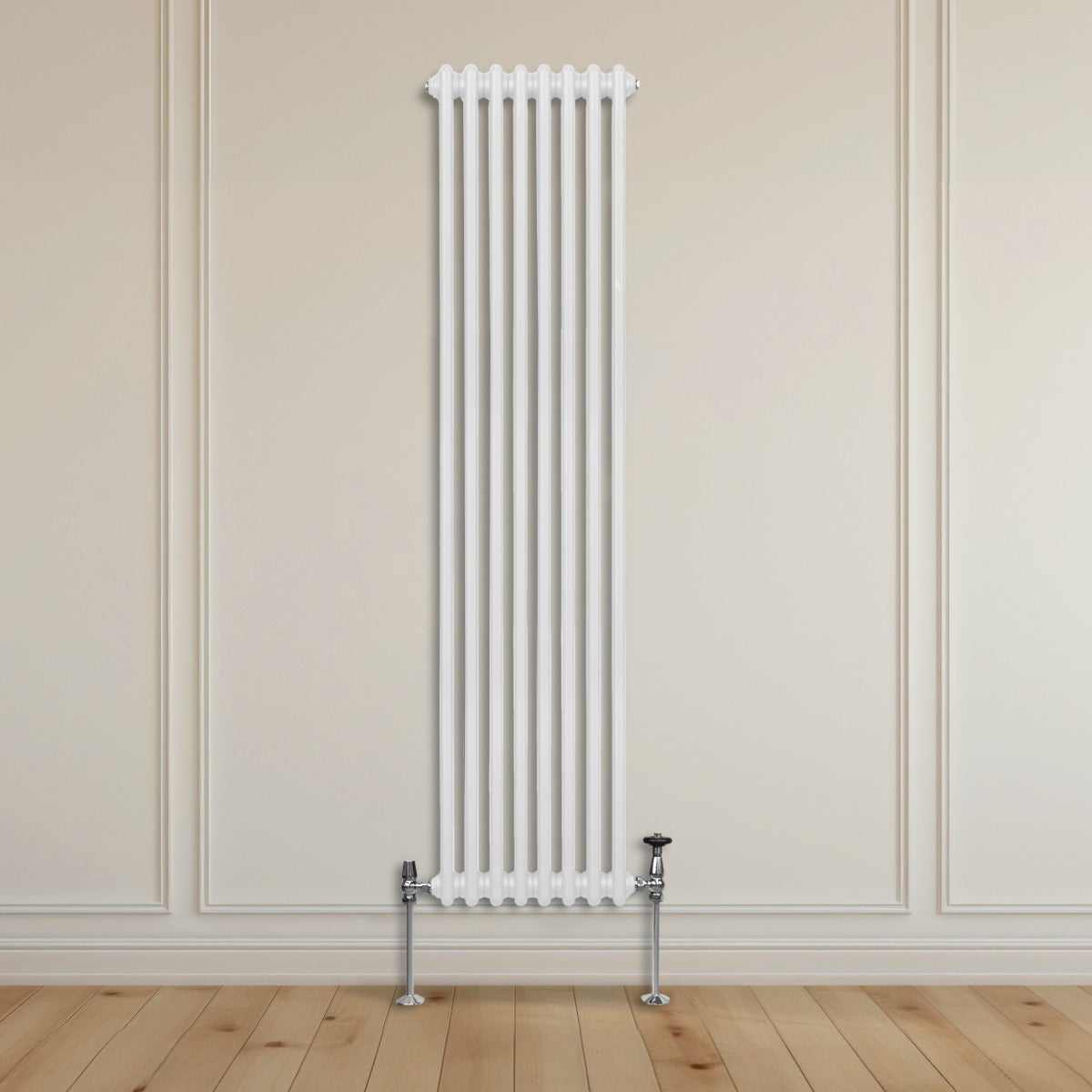 Traditionele 2-kolomsradiator - 1800 x 382 mm - Wit