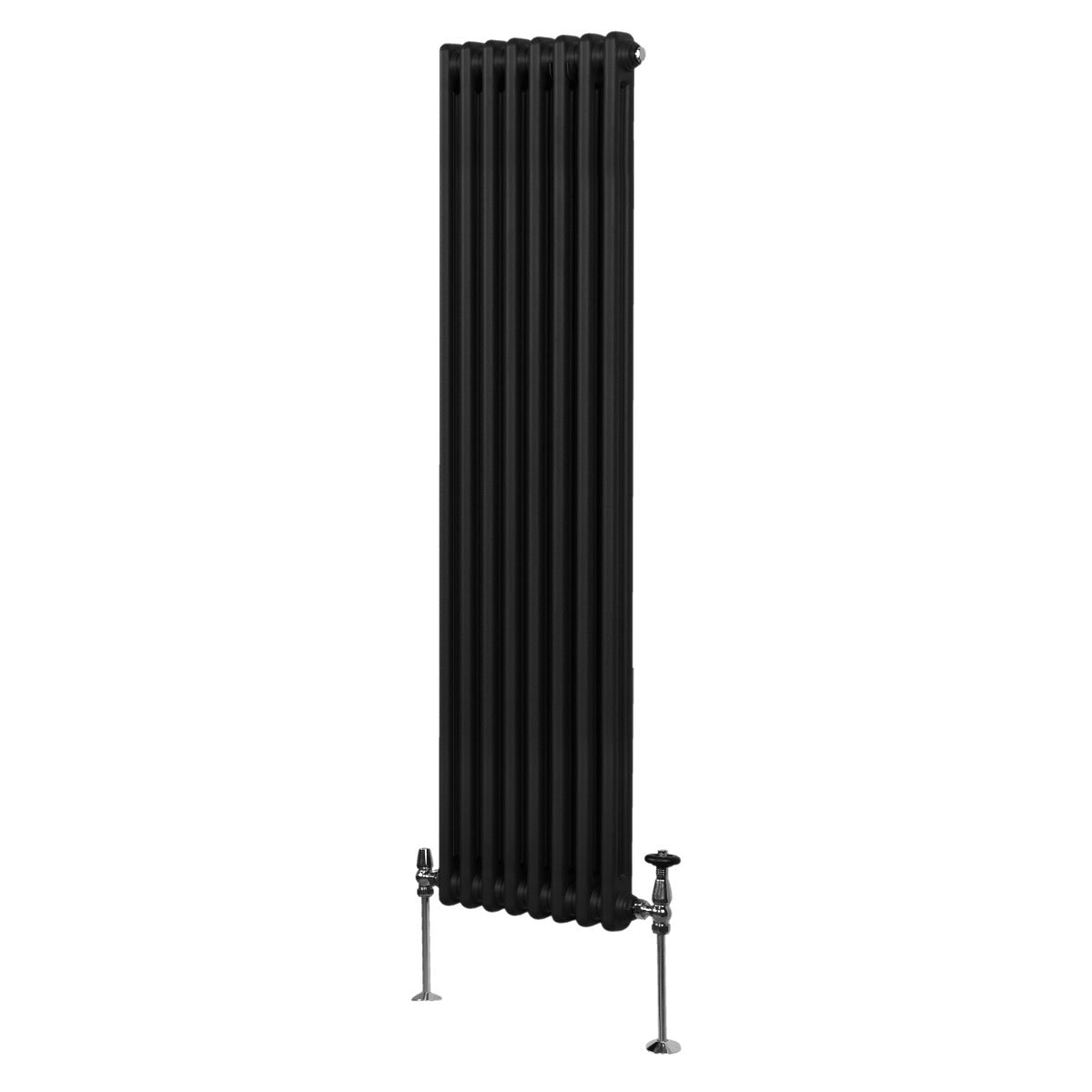 Traditionele 2-kolomsradiator - 1800 x 382 mm - Zwart