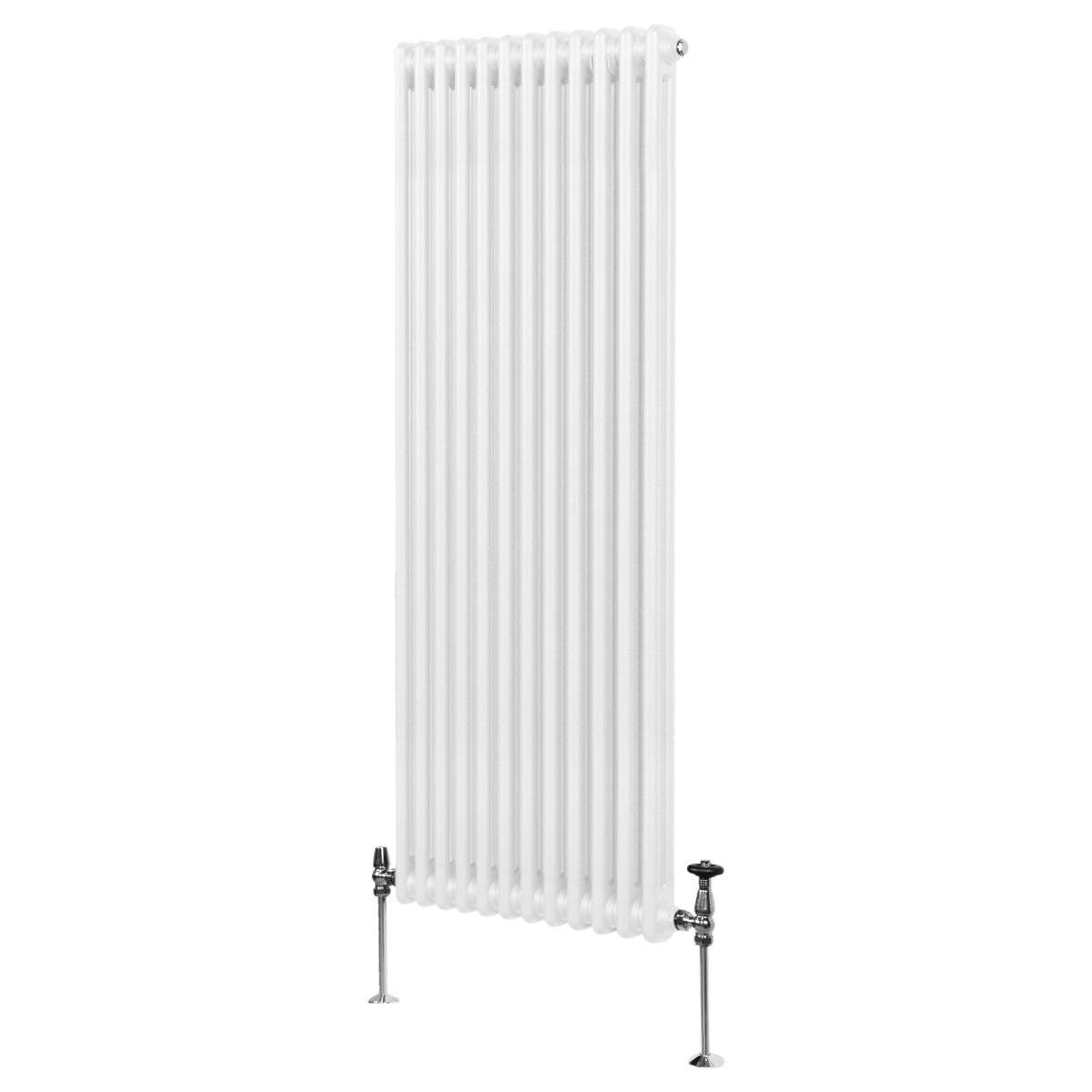 Traditionele 2 Kolom Verticaal Radiator - 1800 x 562mm - Wit