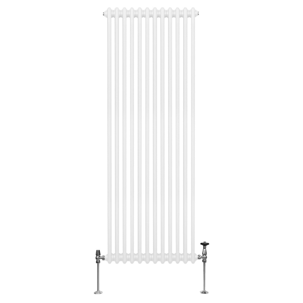 Traditionele 2 Kolom Verticaal Radiator - 1800 x 562mm - Wit