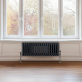 Traditionele 3 Kolom Radiator - 300 x 832mm - Antraciet Grijs